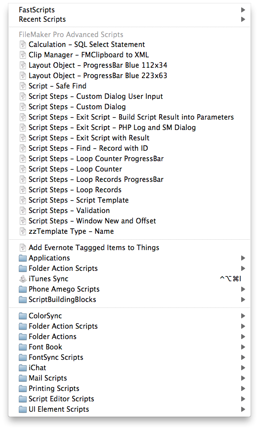 fastscripts old versions