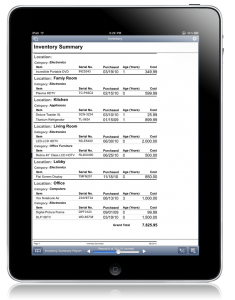 FileMakerGoInventoryiPadPortraitReport-235x300