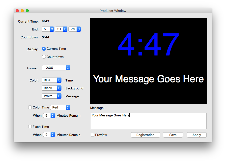 Presenter Production Mac