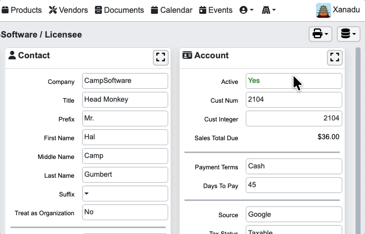Activity Messages preview