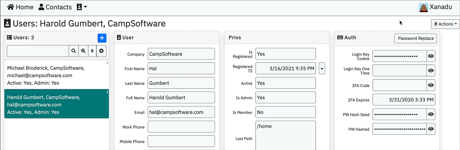 Activity Messages preview